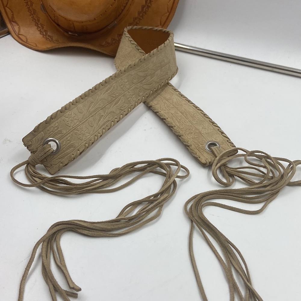 Lauren Ralph Lauren sz M Leather Belt - Picture 3 of 12